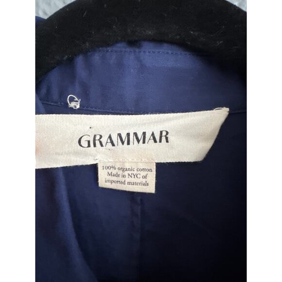 Womens Grammar NYC The Synonym Dress in French Navy by Grammar sz 4 Quiet Luxury - Picture 5 of 6